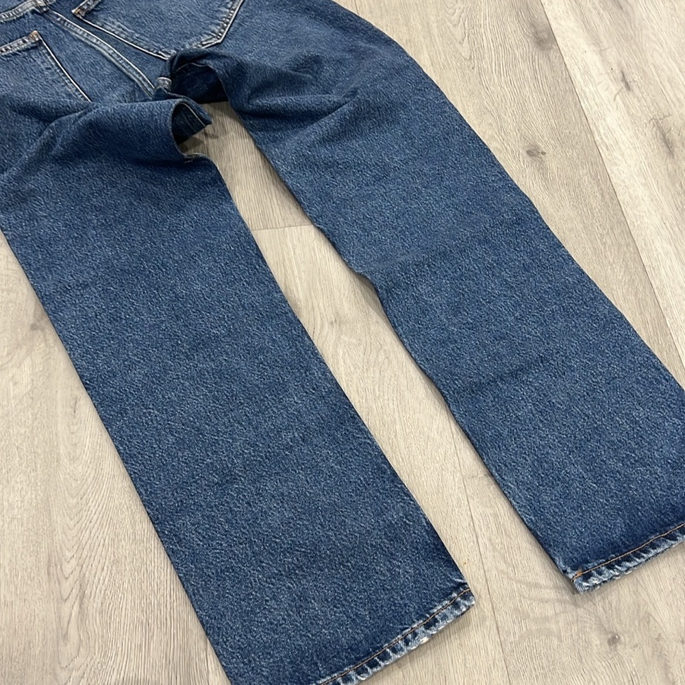 AGOLDE Lana Mid Rise Vintage Straight in Pattern - Picture 9 of 10